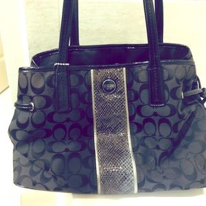 Coach tote over-the-shoulder bag